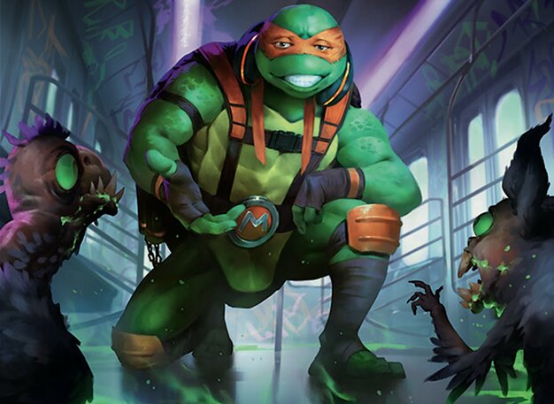 Michelangelo, amigo de los mutantes