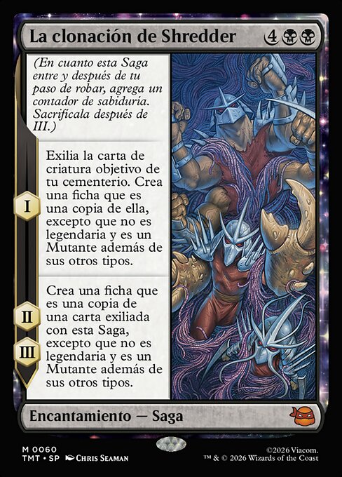 La clonación de Shredder