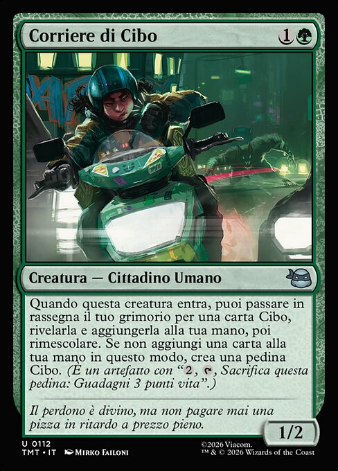 Corriere di Cibo
