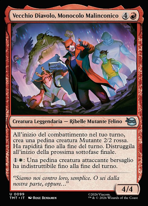 Vecchio Diavolo, Monocolo Malinconico