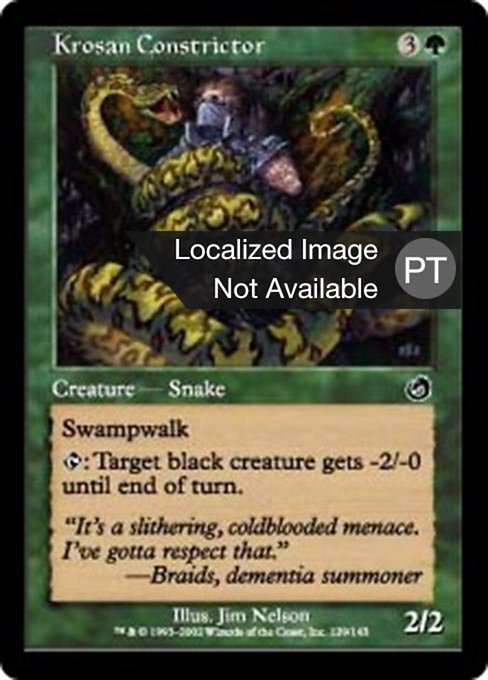 Serpente Constritora Krosana