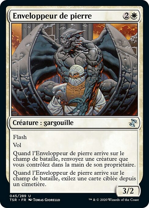 Enveloppeur de pierre