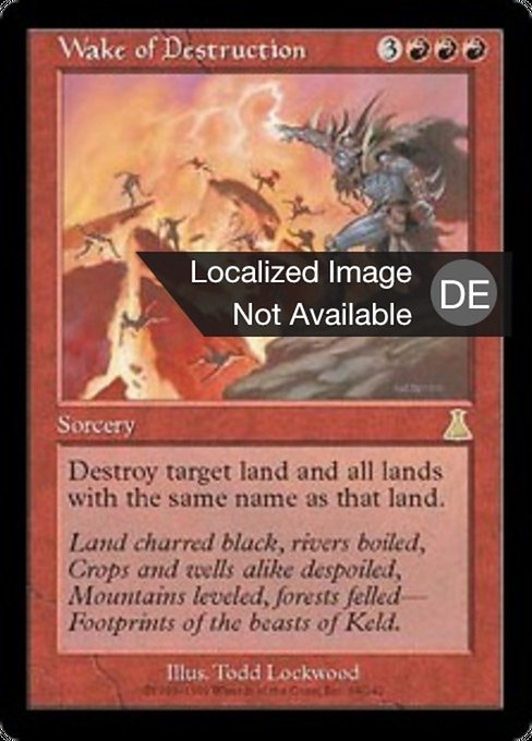 Pfad der Zerstörung