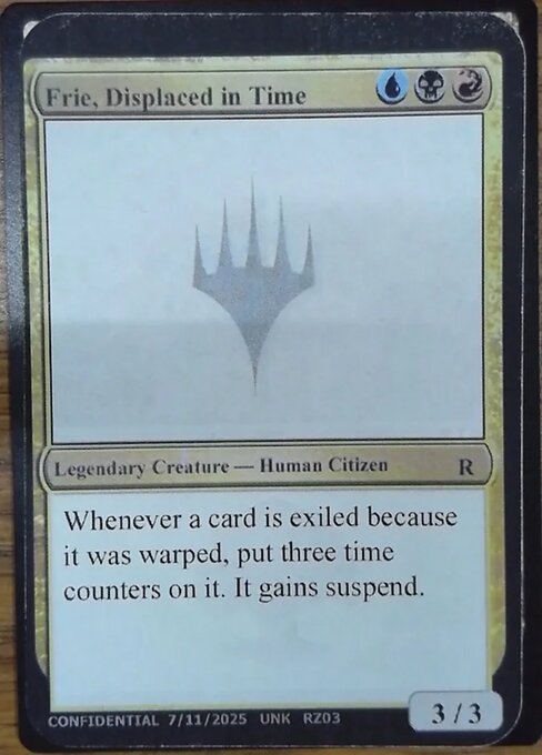 Frie, Displaced in Time