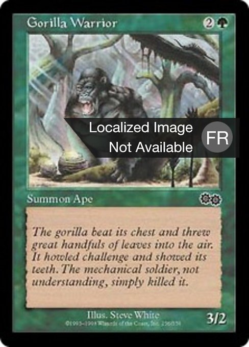 Guerrier gorille