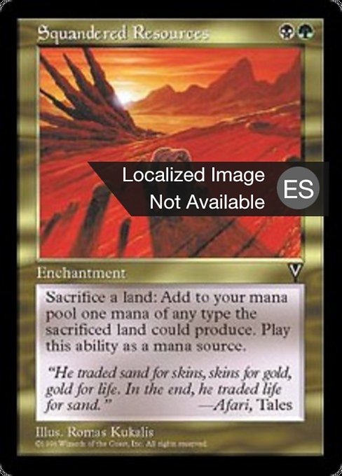 Despilfarro de recursos