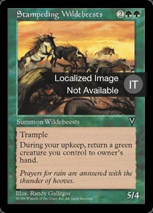 Stampeding Wildebeests