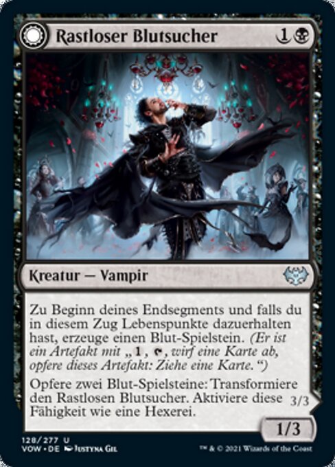 Restless Bloodseeker // Bloodsoaked Reveler