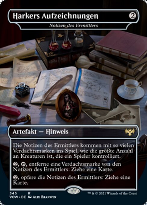 Investigator's Journal