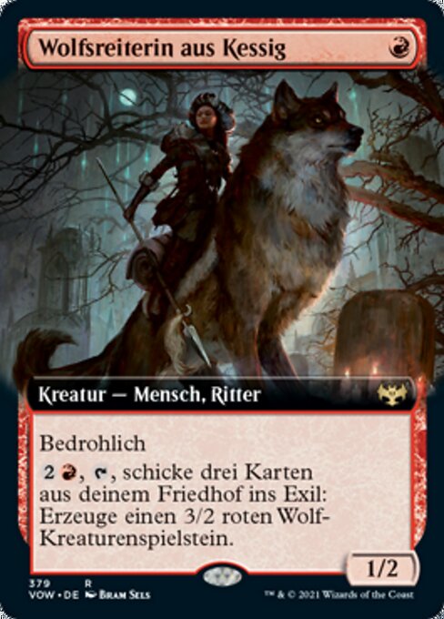 Wolfsreiterin aus Kessig