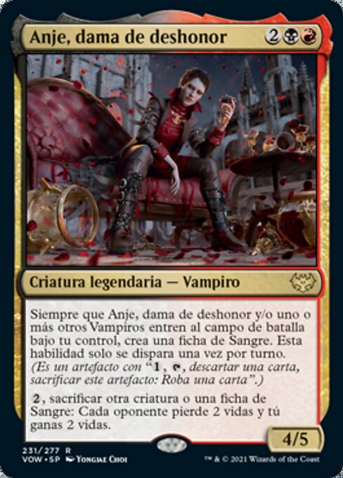 Anje, dama de deshonor