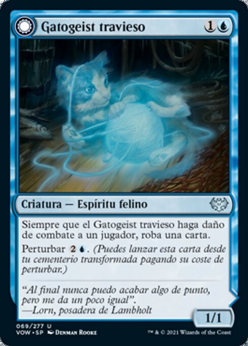 Mischievous Catgeist // Catlike Curiosity