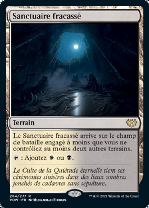 Sanctuaire fracassé