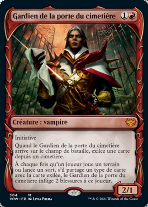 Gardien de la porte du cimetière