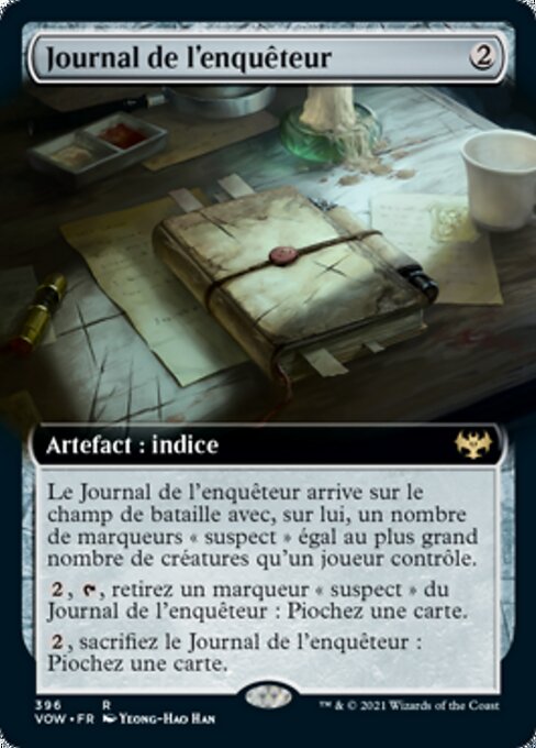 Journal de l'enquêteur