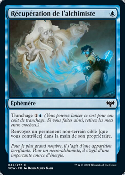 Récupération de l'alchimiste