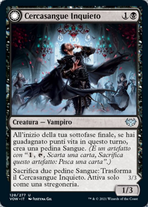 Restless Bloodseeker // Bloodsoaked Reveler