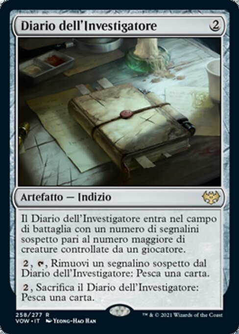 Investigator's Journal