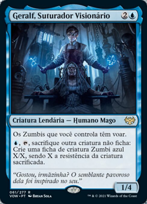 Geralf, Visionary Stitcher