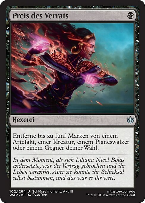 Preis des Verrats