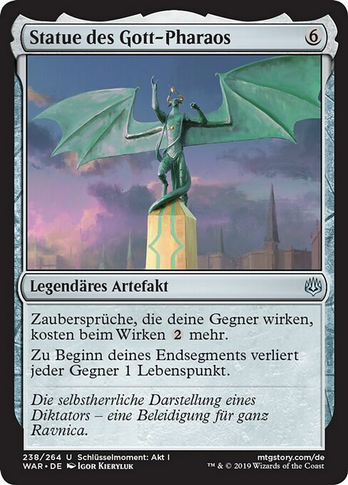 Statue des Gott-Pharaos