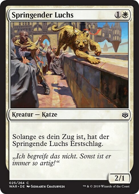 Springender Luchs