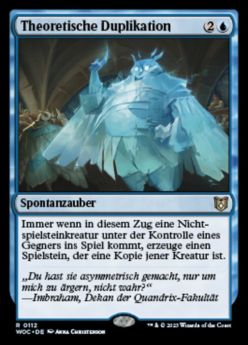 Theoretical Duplication