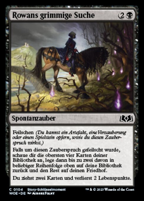 Rowans grimmige Suche