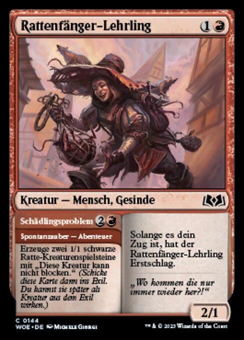 Ratcatcher Trainee // Pest Problem