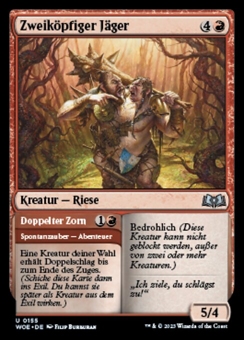 Two-Headed Hunter // Twice the Rage