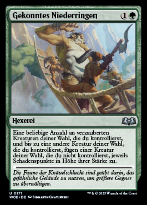 Gekonntes Niederringen