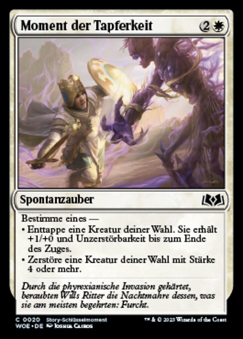 Moment der Tapferkeit
