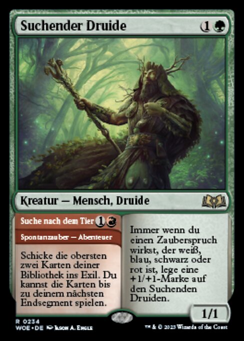 Questing Druid // Seek the Beast