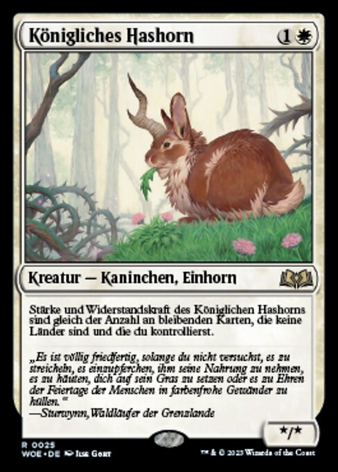 Königliches Hashorn