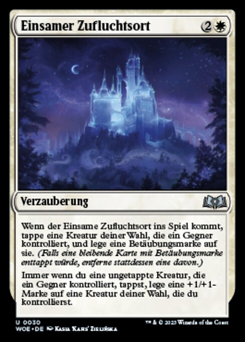 Einsamer Zufluchtsort