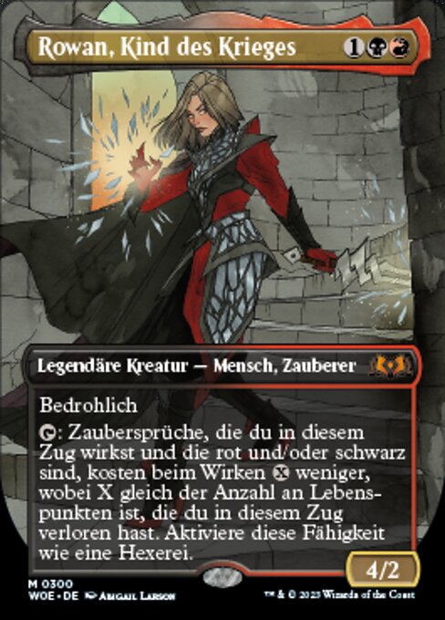 Rowan, Kind des Krieges