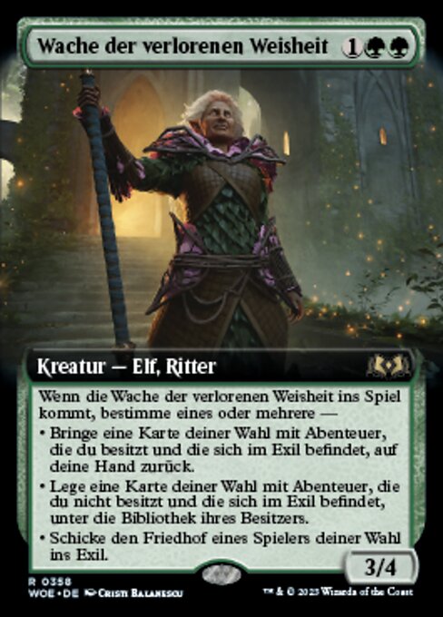 Wache der verlorenen Weisheit