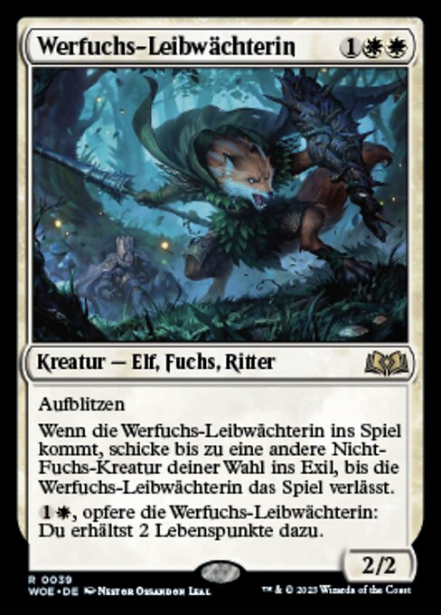 Werfuchs-Leibwächterin