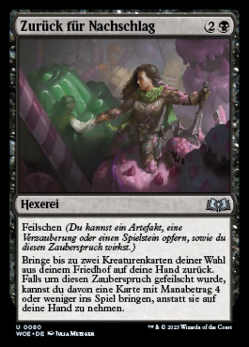 Zurück für Nachschlag