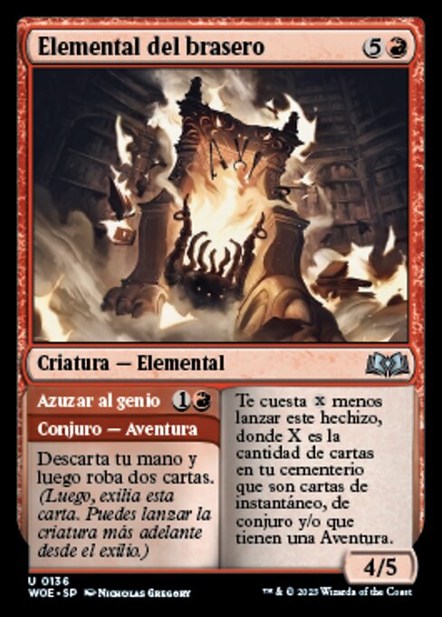 Hearth Elemental // Stoke Genius