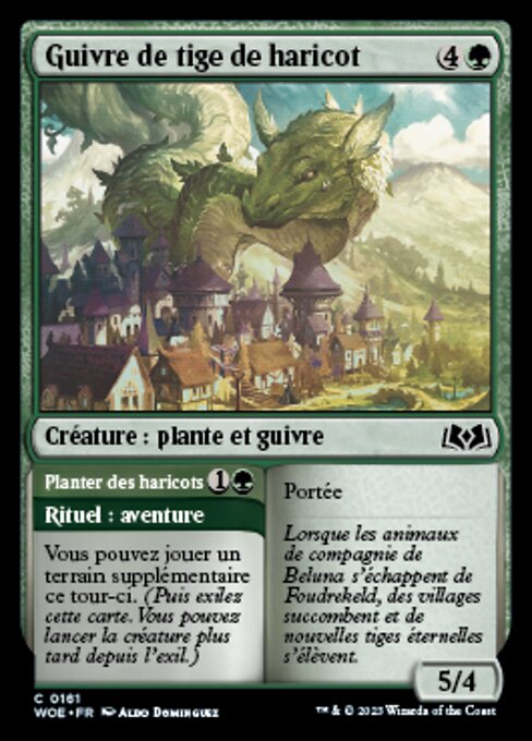 Beanstalk Wurm // Plant Beans