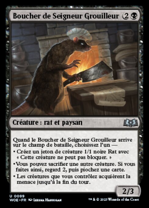 Boucher de Seigneur Grouilleur