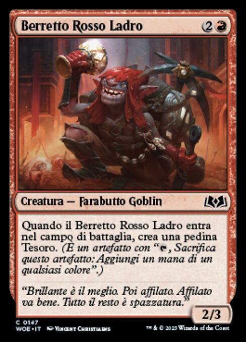 Berretto Rosso Ladro