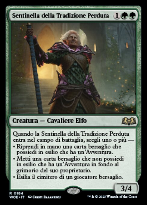 Sentinella della Tradizione Perduta