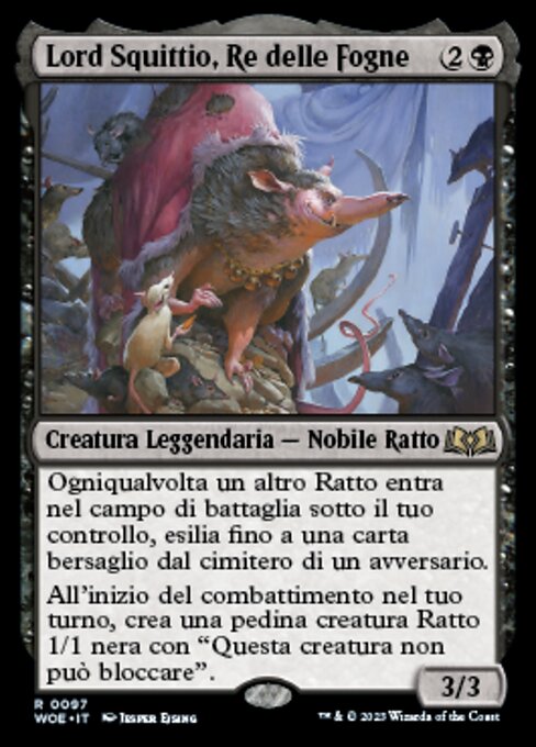 Lord Squittio, Re delle Fogne