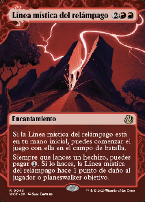 Línea mística del relámpago