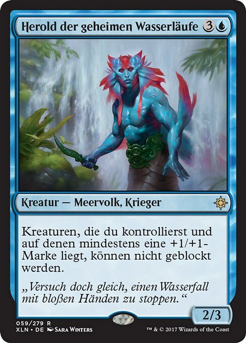 Herold der geheimen Wasserläufe