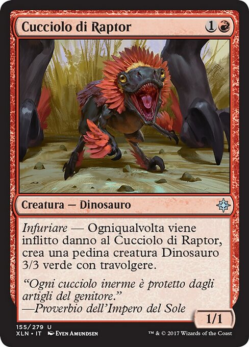 Cucciolo di Raptor