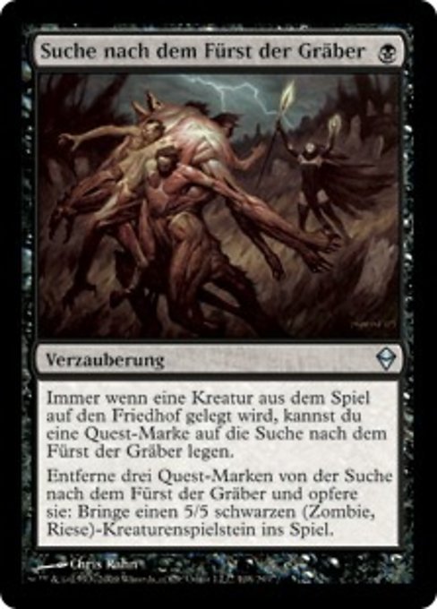Suche nach dem Fürst der Gräber