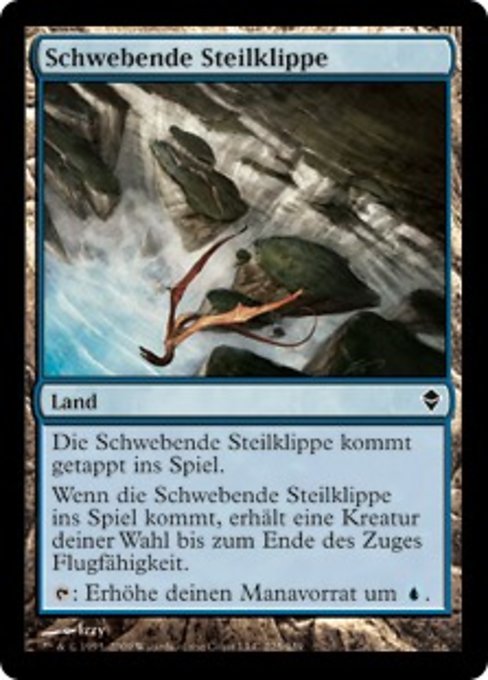 Schwebende Steilklippe